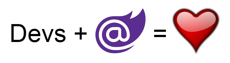 Dev plus Blazor equals Heart